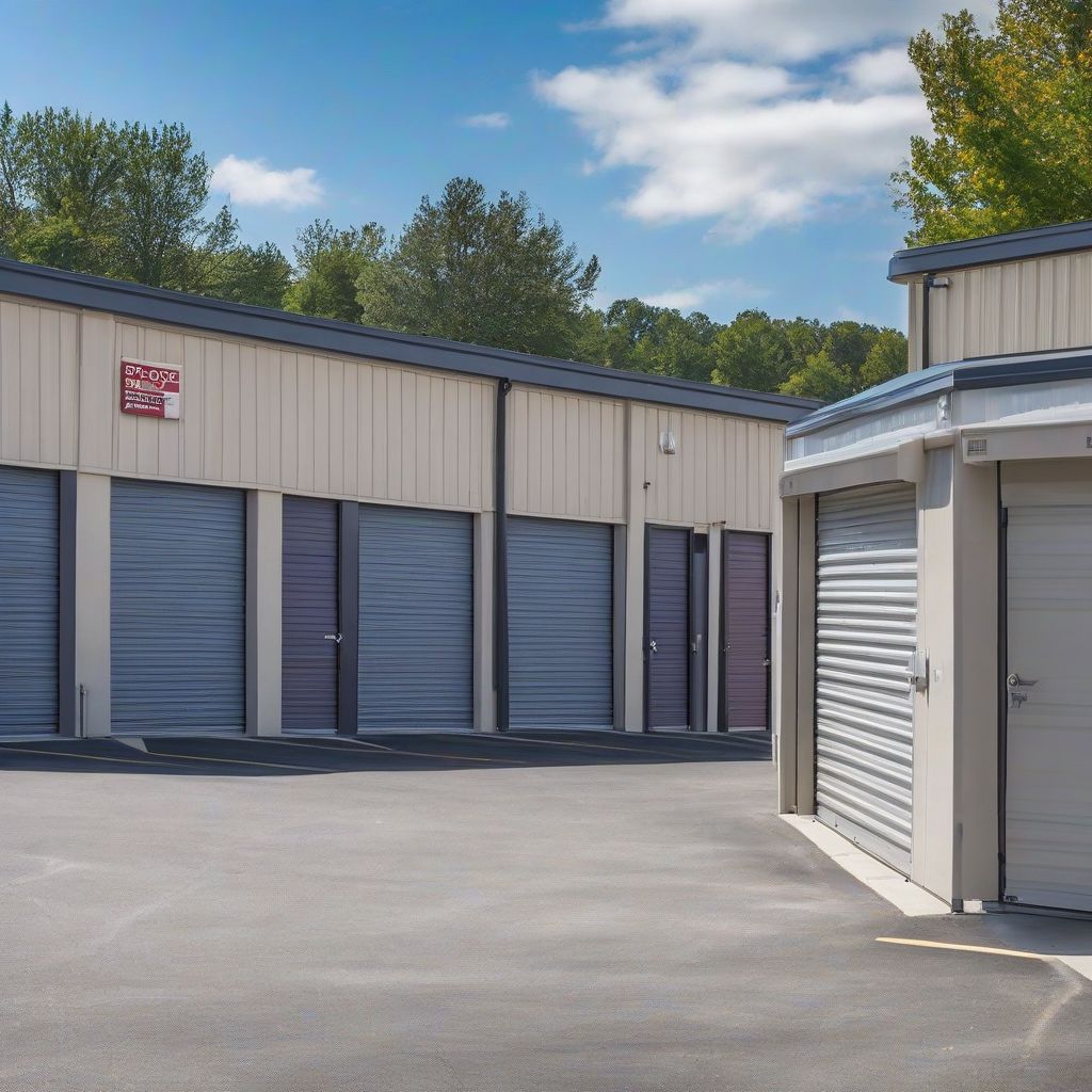 Modern Storage Facility Exterior