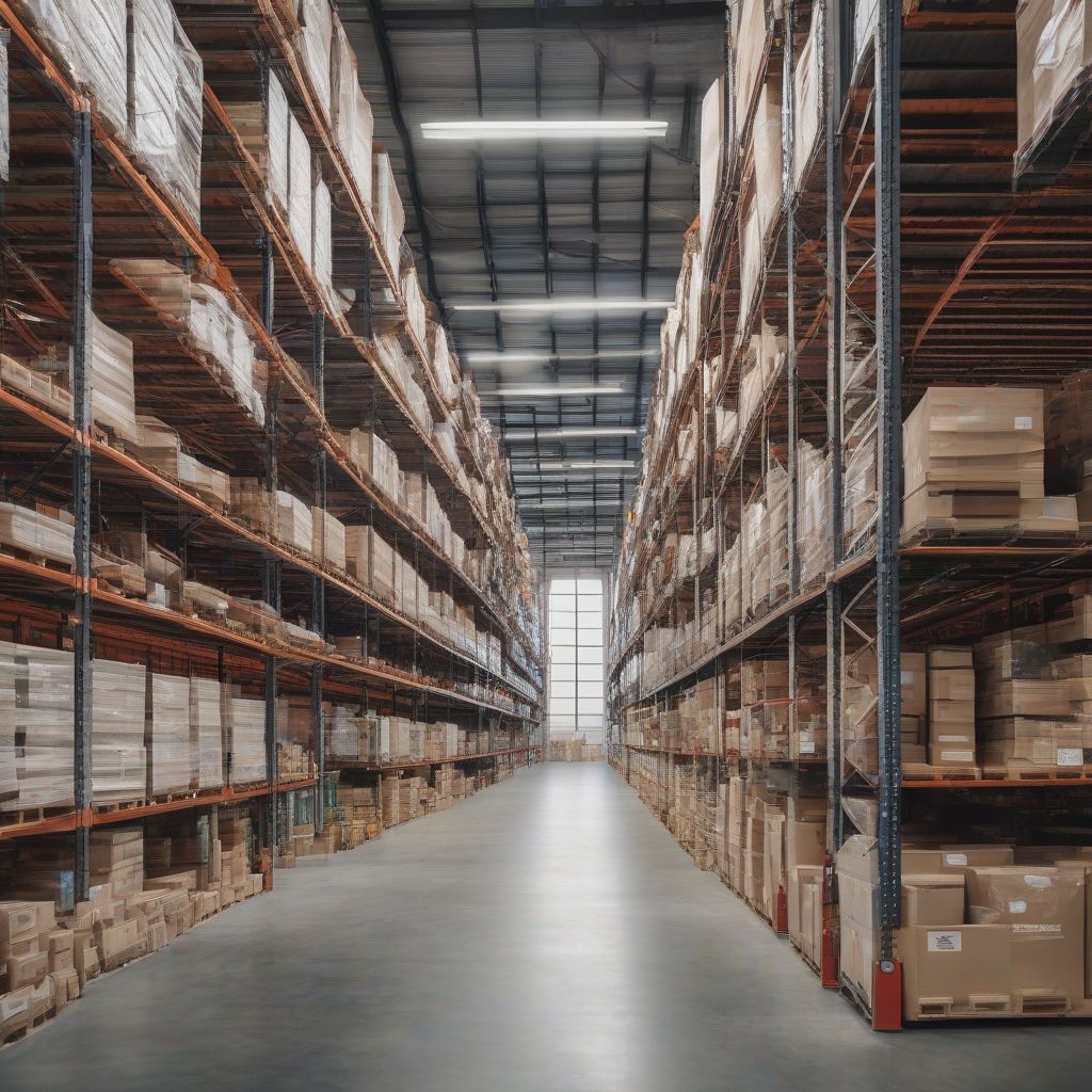 spacious warehouse interior